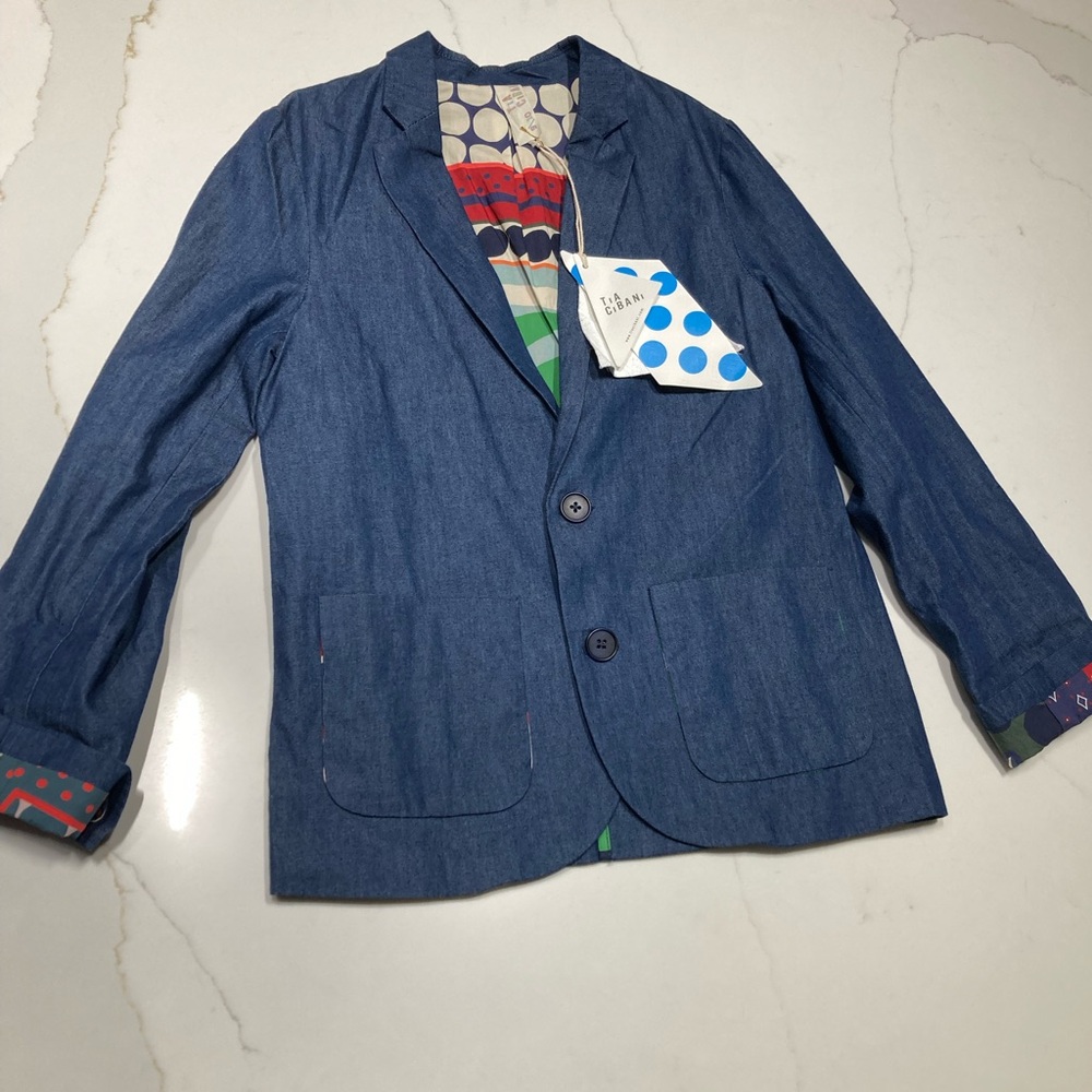Denim kids blazer